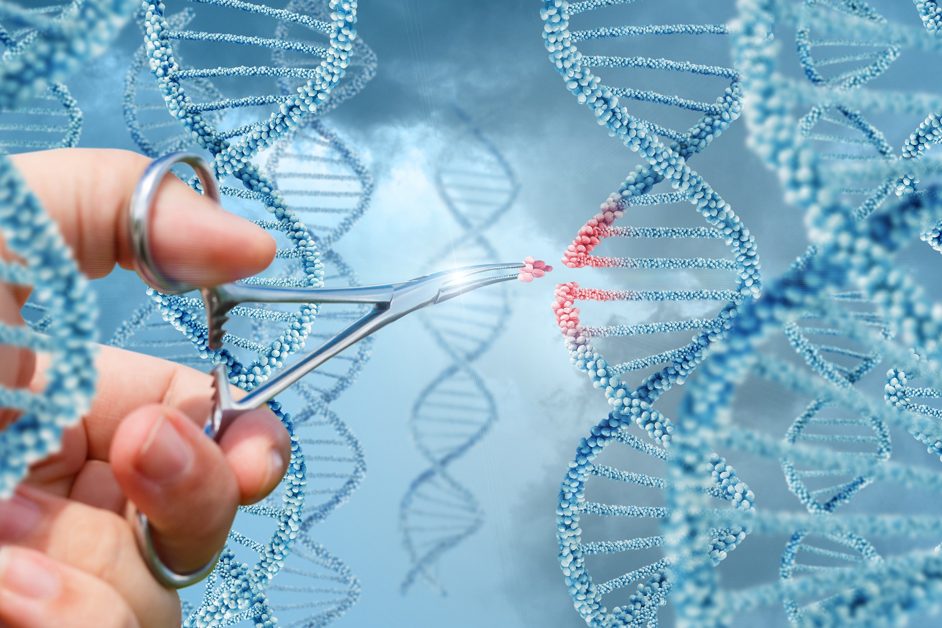 Terapia gênica, tratamento para doenças genéticas ainda experimental, que visa utilizando um vetor (vírus), a mudança de um gene mutado por um gene saudável